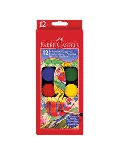 Faber-Castell Watercolours Acquerelli 12 Colori