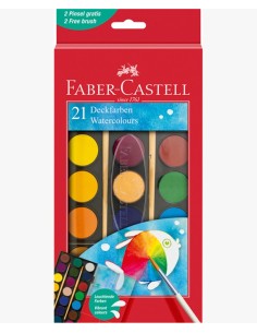 Faber-Castell Watercolours Acquerelli 21 Colori