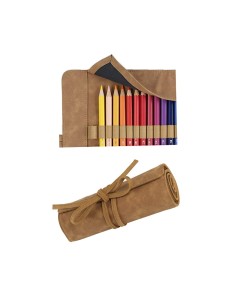 Faber-Castell Rotolo Porta Matite in Pelle Sintetica