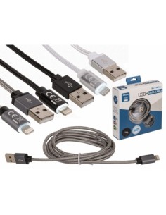 Iphone USB Charging Cable 2m With LED Assorted Colors