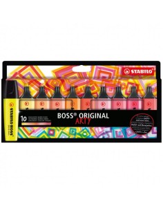 Stabilo Boss Original Arty Highlighter Pastel E Fluo 10pcs.