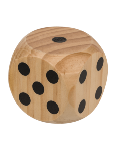 Wooden Dice 6 sided 7cm