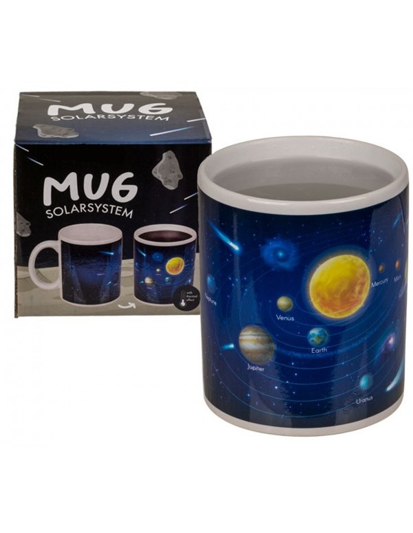 Solar System with Thermal Effect Ceramic Mug