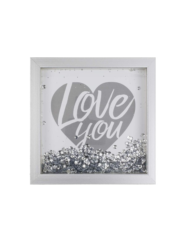 Water Picture Frame With Sequins