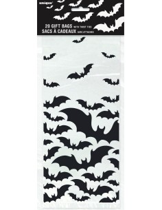 Cellophane Bags With Bats 28x13cm 20pcs