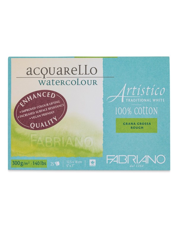 Fabriano Watercolor Album 12x18cm Rough Traditional White For Watercolors