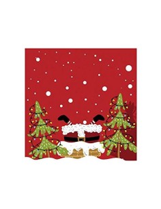 Paper Napkins 3 Ply Santa...