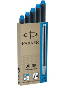 Parker Blue Cartridges 5pcs