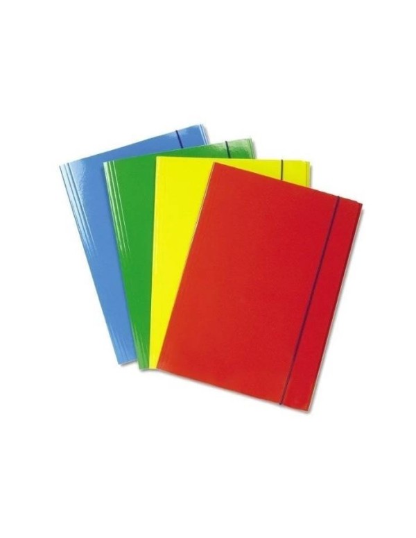 Folder With Elastic Assorted Colors