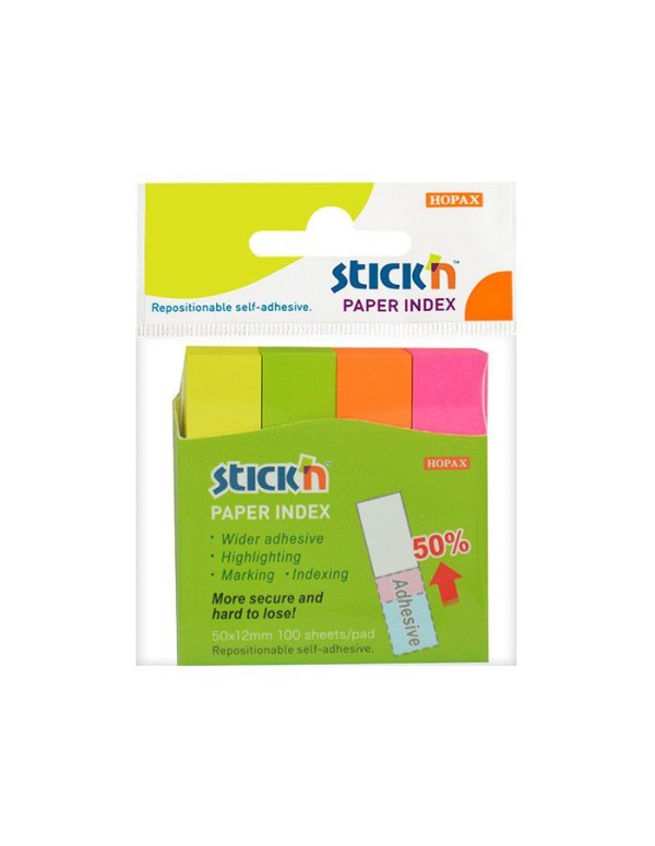 Post-It Super Sticky Memo Notes 50x12mm 100 Sheets