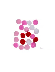 Pink And White Pom-Pom Pack...