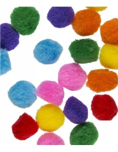 Multicolor Pom-Pom Pack 20pcs