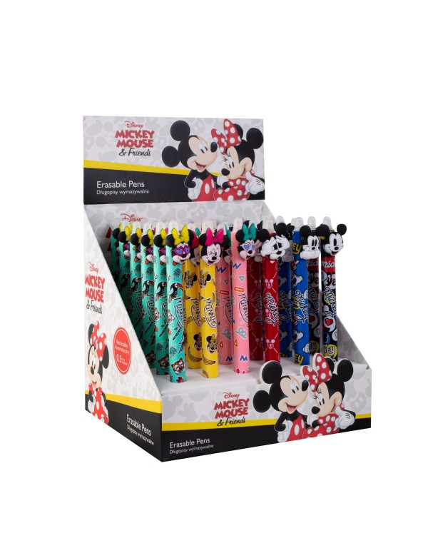 Penna Sfera A Scatto Cancellabile Disney Emoji Mickey Mouse E Amici