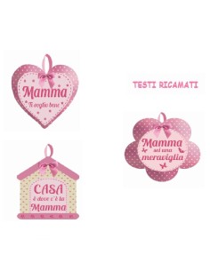 Cuscino Ricamato Dedica...