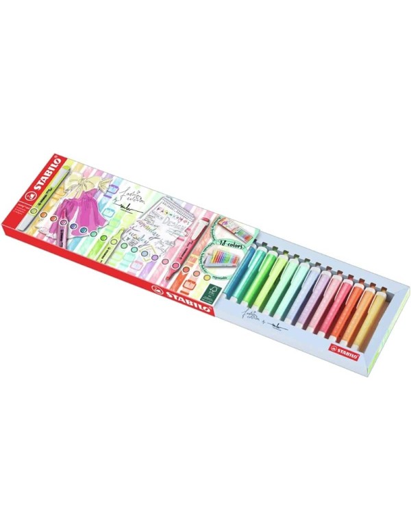 Evidenziatori Stabilo Swing Cool Deskset Confezione 18pz.