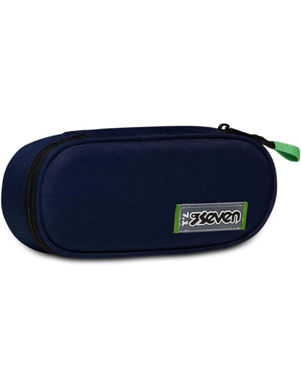 Seven Freethink Unisex Blue Deep Round Plus Oval Pen Holder