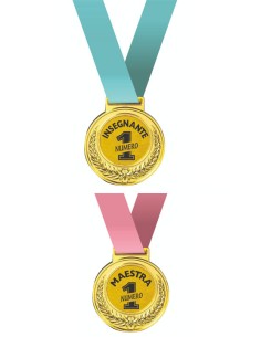 Medaglia Con Dedica Maestre...