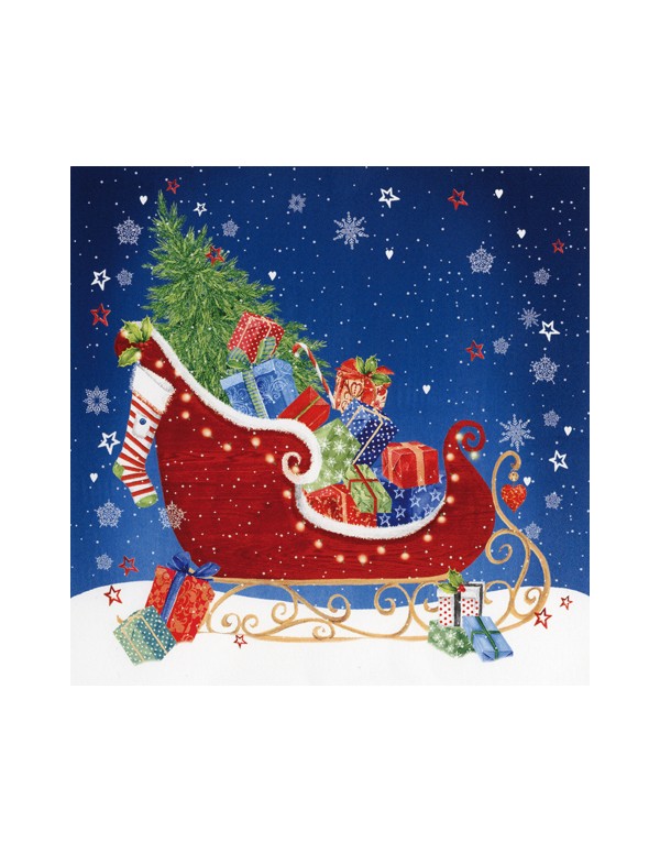 20 Sleigh Napkins
