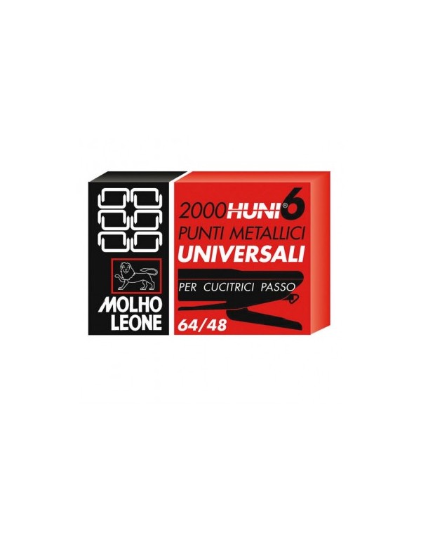 Molho Leone Punti Per Cucitrici (64/48) 2000 Punti