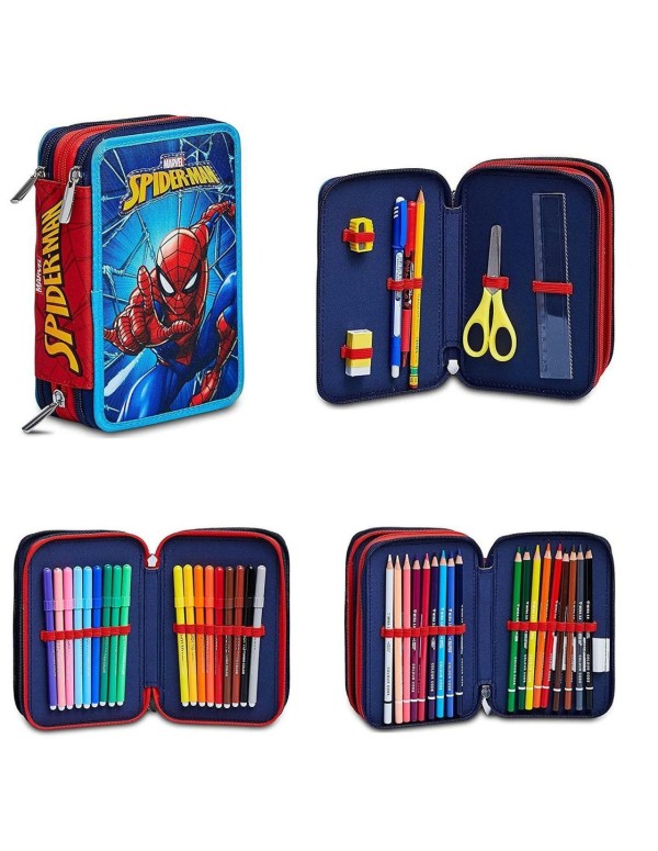 Marvel Spiderman 3 Zip Pencil Case
