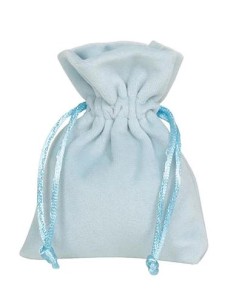 Sacchetto Velluto Azzurro...