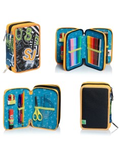 Astuccio Completo 3 Zip Seven SJ Gang City Explorer