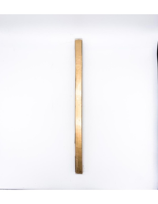 Candela Natalizia Oro Metallizzata Per Candelabro Rettangolare 30cm