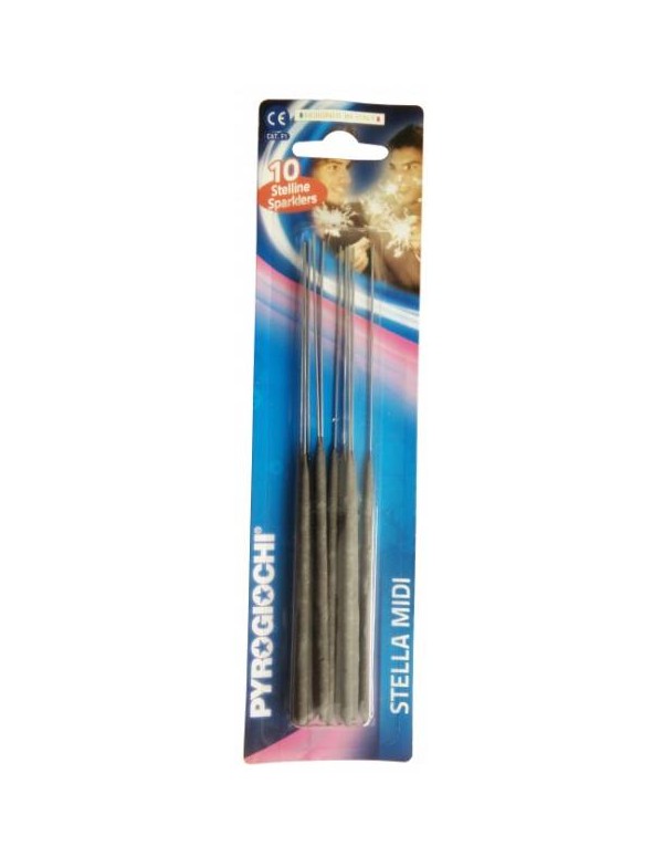 Candeline Scintilline 18cm 10pz