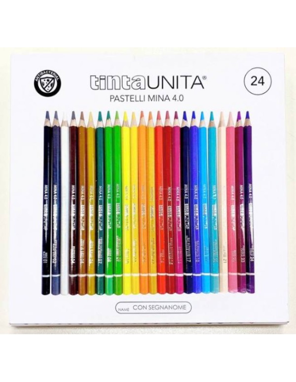 Pastelli Tinta Unita 4.0mm 24pz.