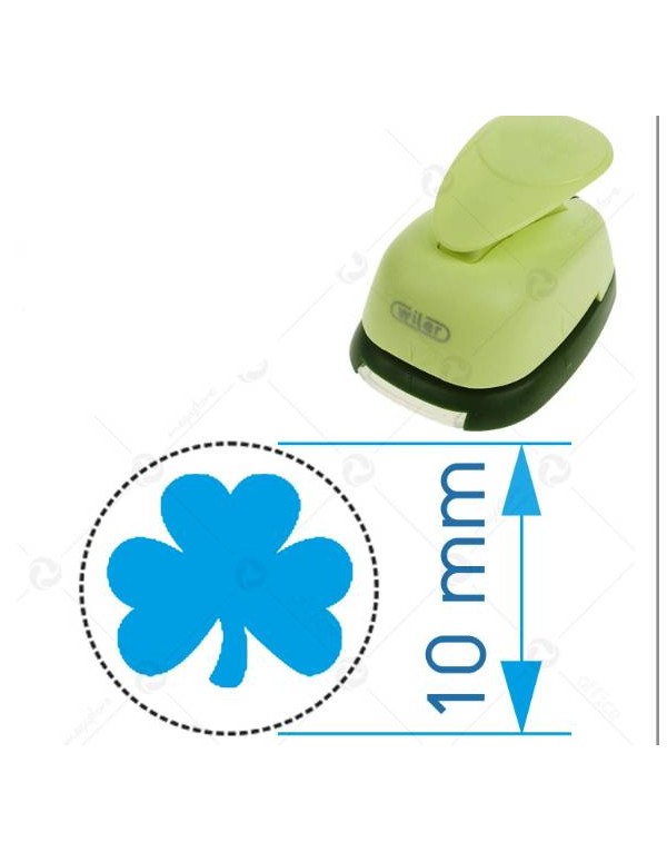 Fustella A Forma Di Quadrifoglio Perforatrice Sagoma 10mm