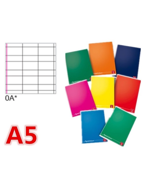 Pigna A5 Notebook 100gr 1A Assorted Colors