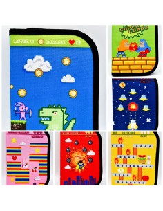 Carioca Pixel 1 Zip Pencil Case Assorted