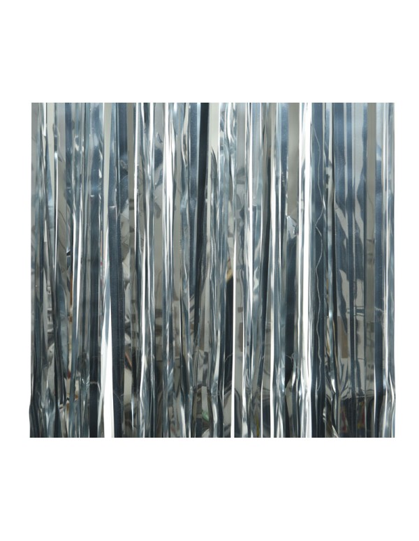 Addobbo Albero Natale Capelli D'Angelo Argento 200cm