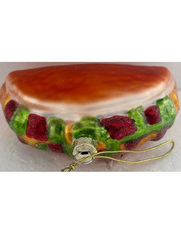Addobbo Albero Natale Tacos Glitterato 14CM