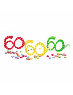Occhiali Carta Festa 60 Anni