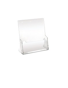 Transparent Plastic Brochure Holder 25x23cm