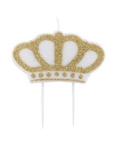 Candelina Corona Oro Glitter