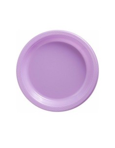 Plastic Purple Plates dim....