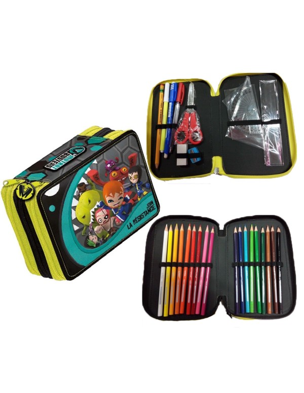 Astuccio Completo 3 Zip Mutant Busters Join La Résistance