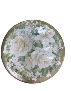 Paper Flower Plates 8pcs.