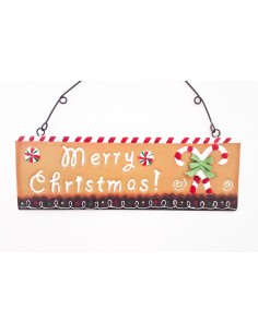 Merry Christmas Gingerbread Sign 45 Cm