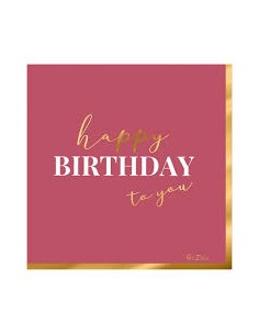 Tovaglioli Happy Birthday...