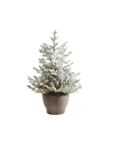 Christmas Tree 90 cm Norway Snow Covered With Base And MicroLed