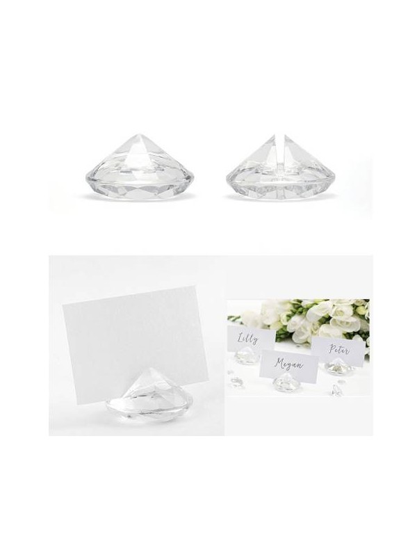 Diamante Placeholder Holder 40mm - 10pcs