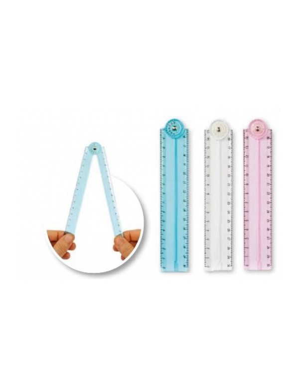 Righello Pieghevole In Plastica Lebez 15-30cm Colori Assortiti