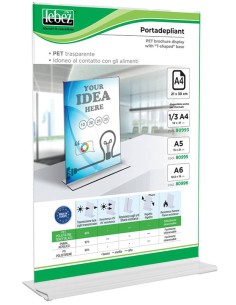 Brochure Holder With T-Base