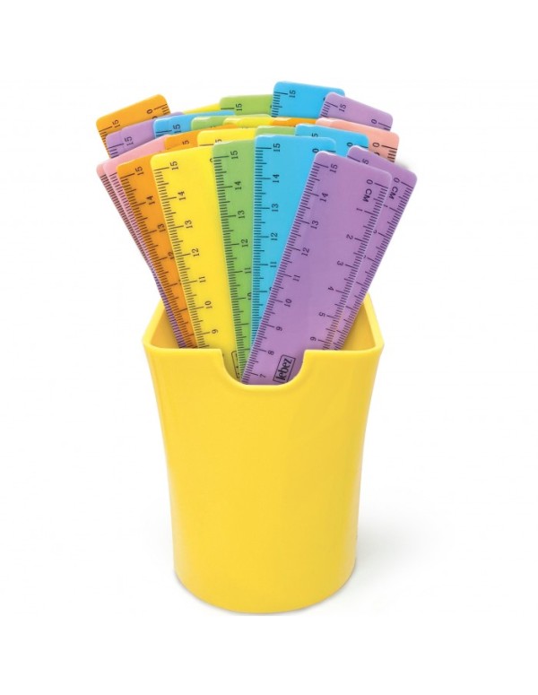 Lebez Righello In Plastica 15cm Colori Pastello
