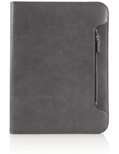 Professional Notepad In Eco-Leather Grey