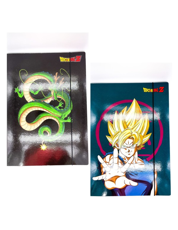Folder With Elastic And 3 Flaps 25x35 Dragonball Z