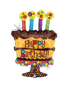 Palloncino Metalfoil Torta...